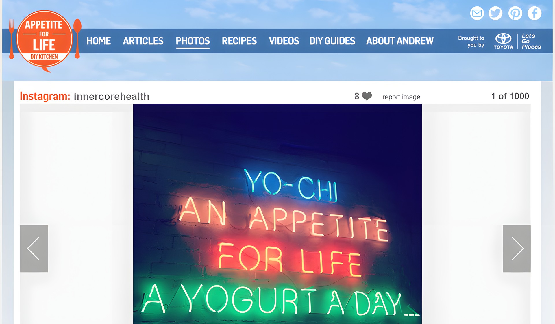 APPETITE FOR LIFE — slide 3